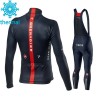 Radbekleidung Radtrikot Langarm + Lang Trägerhose 2021 Ineos Grenadiers Winter Thermal Fleece N001